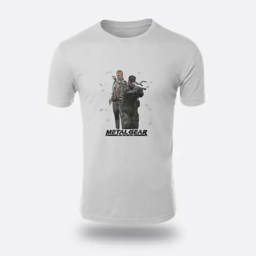 

The Snake Eater Metal Gear Solid White T-shirt Size S-3XL Mens Hot Sale Men T Shirt Fashion