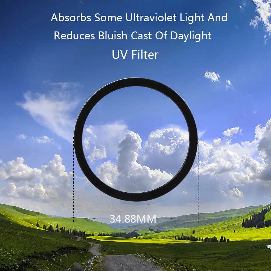 Фильтр для экшн камеры Mijia 4K Цветные/CPL/ND 2 4 8 16 32/UV Защитные фильтры объектива Xiaomi