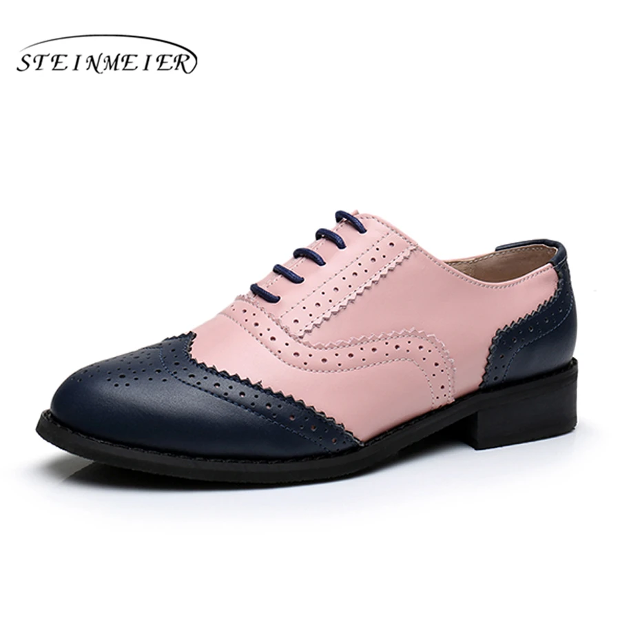 

Vintage British Style Round Toe Lace Up Oxford Shoes For Women Fashion Carved Oxfords Ladies Casual Flat Shoes free shipping