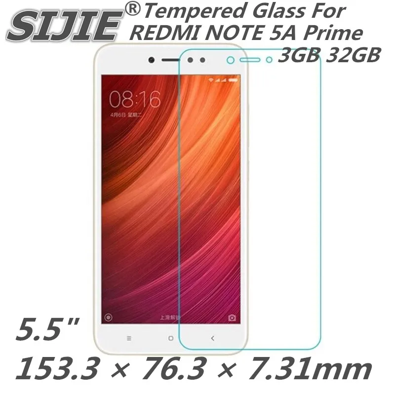 Закаленное Стекло для Xiaomi Redmi Note 5A Global Prime 5.5 дюймов 3 ГБ 32 Экран защитный чехол