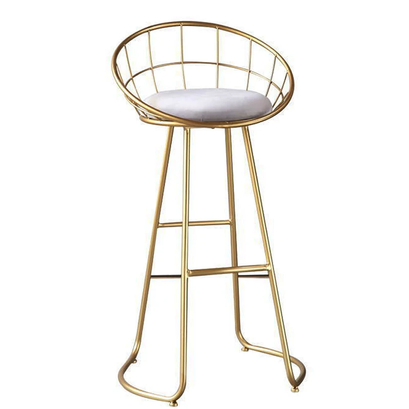 Metal Creative Nordic Bar Stool Bar Chair Fashion Counter Stool High Stool Simple Dining Chair Cheap free to russsian Metal Creative Nordic Bar Stool Bar Chair Fashion Counter Stool High Stool Simple Dining Chair Cheap free to russsian