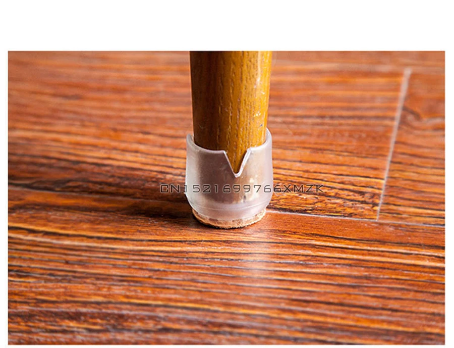 4pcs Transparent Furniture Leg Feet Non Slip Rug Felt Pads Anti Slip Mat Soft Close Fittings For Chair Table Bed Shoe Rack Stool