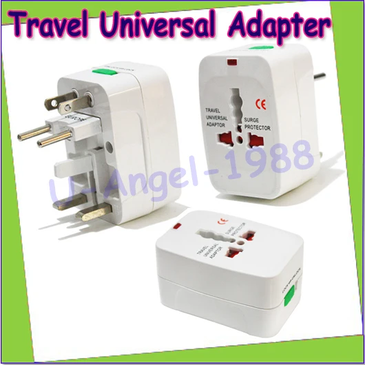 

1 piece 2014 Universal Adapter Plug Socket Comverter All in 1 Travel Electrical Power Adapter Plug US UK AU EU free shipping