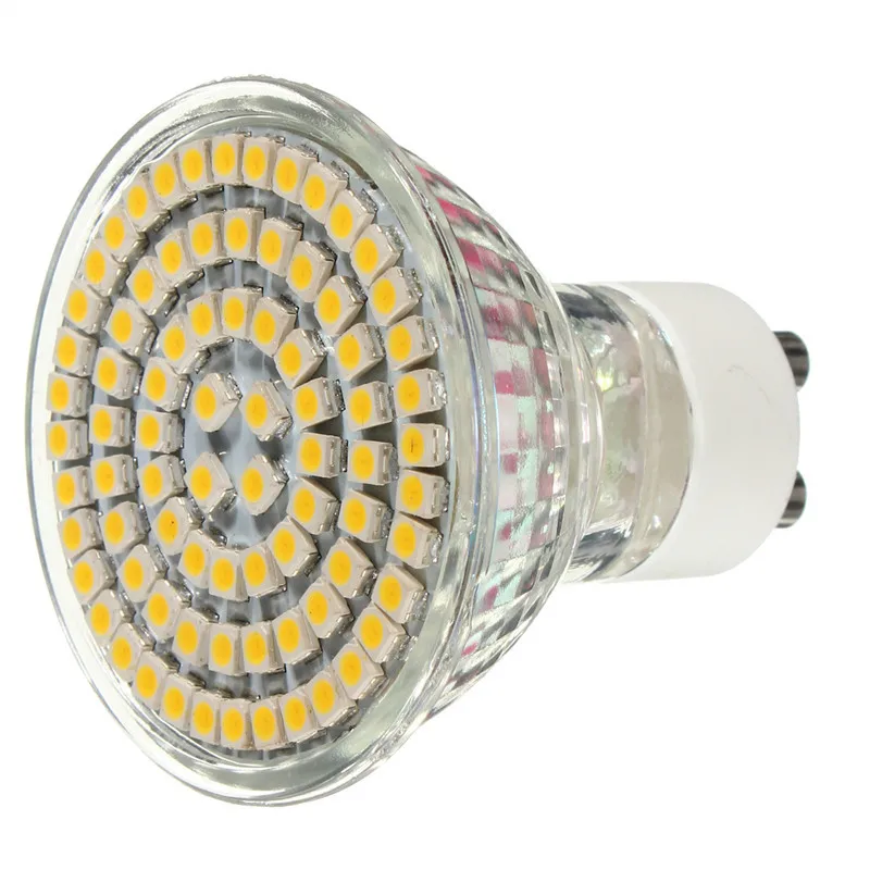 10pcs GU10 6 W 80LED 3528 SMD LED Spot Light Bulb Lamp Energy Saving Warm White/Cool White 120 Degree Spot Lights 220V 