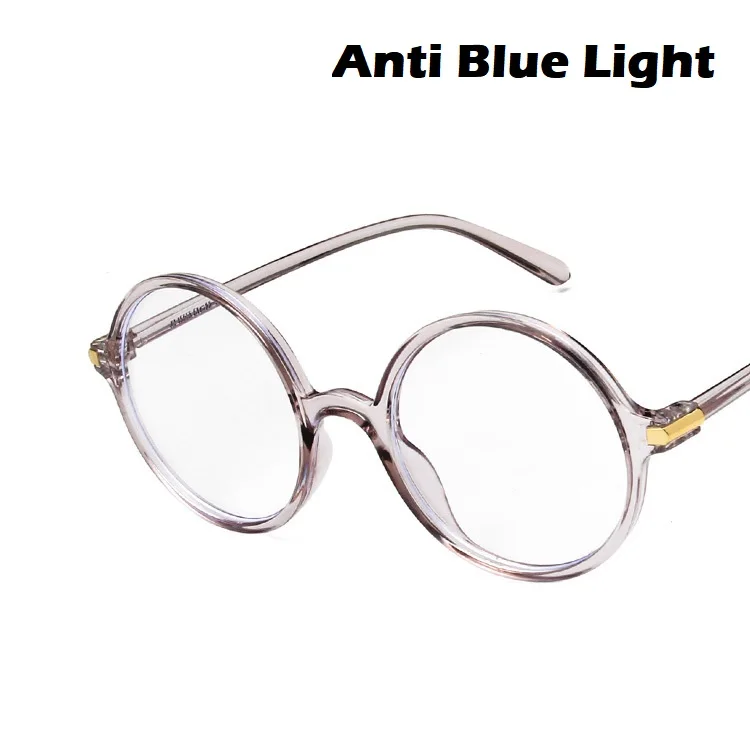 Женская синяя пленка Радиационная защита очки оправа оптика зрелище круглые очки оправа мужские анти синие легкие очки
