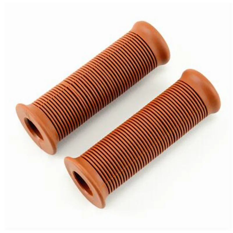 1 brown Универсальный 22 мм Ретро аксессуары мото rcycle части мото rbike руль для kawasaki honda suzuki benelli yamaha Harley moto grip - Цвет: 1 brown