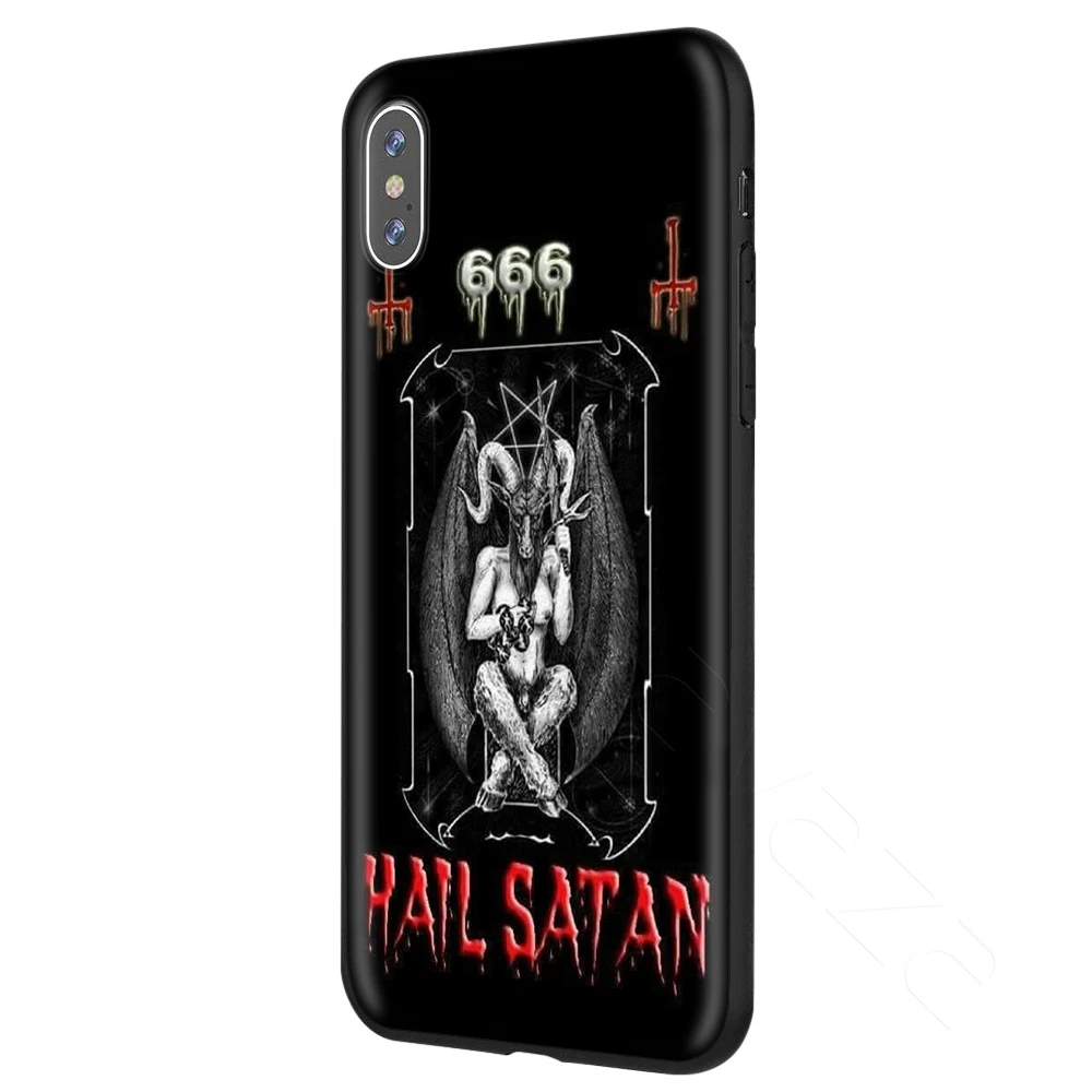 Чехол Lavaza Pentagram 666 Demonic Satanic для iPhone 11 Pro XS Max XR X 8 7 6 6S Plus 5 5S se - Цвет: 5