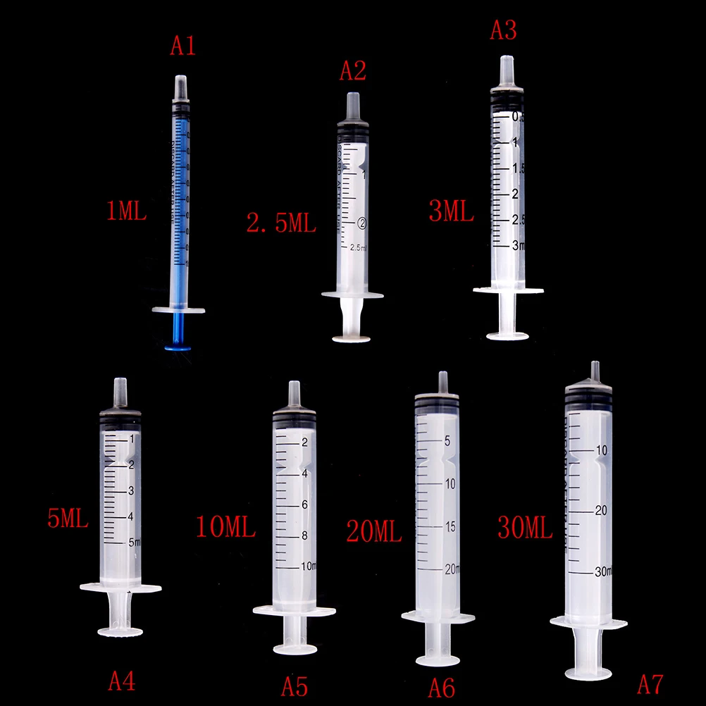 10 x одноразовый шприц 1/2. 5/3/5/10/20 энтероклизм клизмы медицинские шприцы Фидер иглы