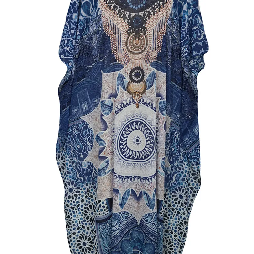 Plus size Cotton Beach Maxi Dress Cover up Bathing suit ups Salida de Playa 2019 Kaftan Swimwear Playeros |
