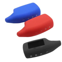 Силиконовый чехол для 2 Автомобильный пульт дистанционного управления ЖК-дисплей двухполосная Автомобильная сигнализация Scher-Khan Magicar 7, 8, 9, 10, 11, 12, ЖК дисплей пульт дистанционного управления брелок Шер Хан M7/8/9/10/11/12