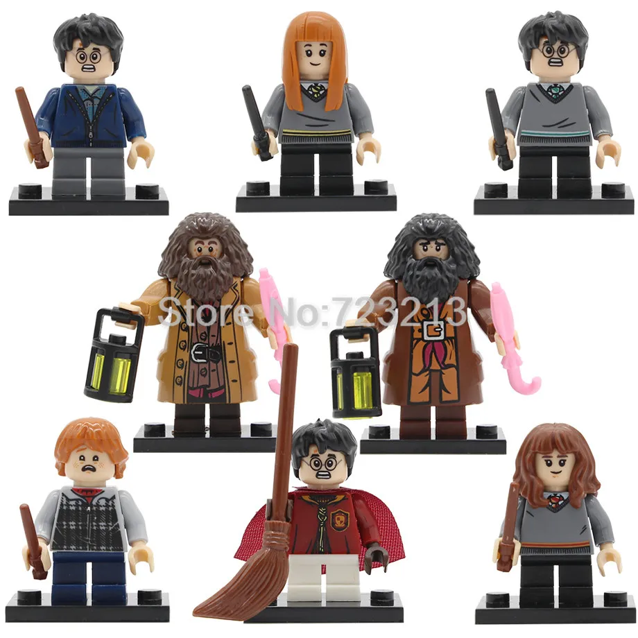 

Single Sale Harry Potter Figure Rubeus Hagrid Short Leg Ron Hermione Building Blocks Brick Toys for Children PG8161