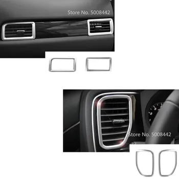

For Mitsubishi Outlander 2016 2017 2018 2019 2020 Car Styling Garnish Trim Inner Front Seat Air Conditioning Outlet Vent 4pcs