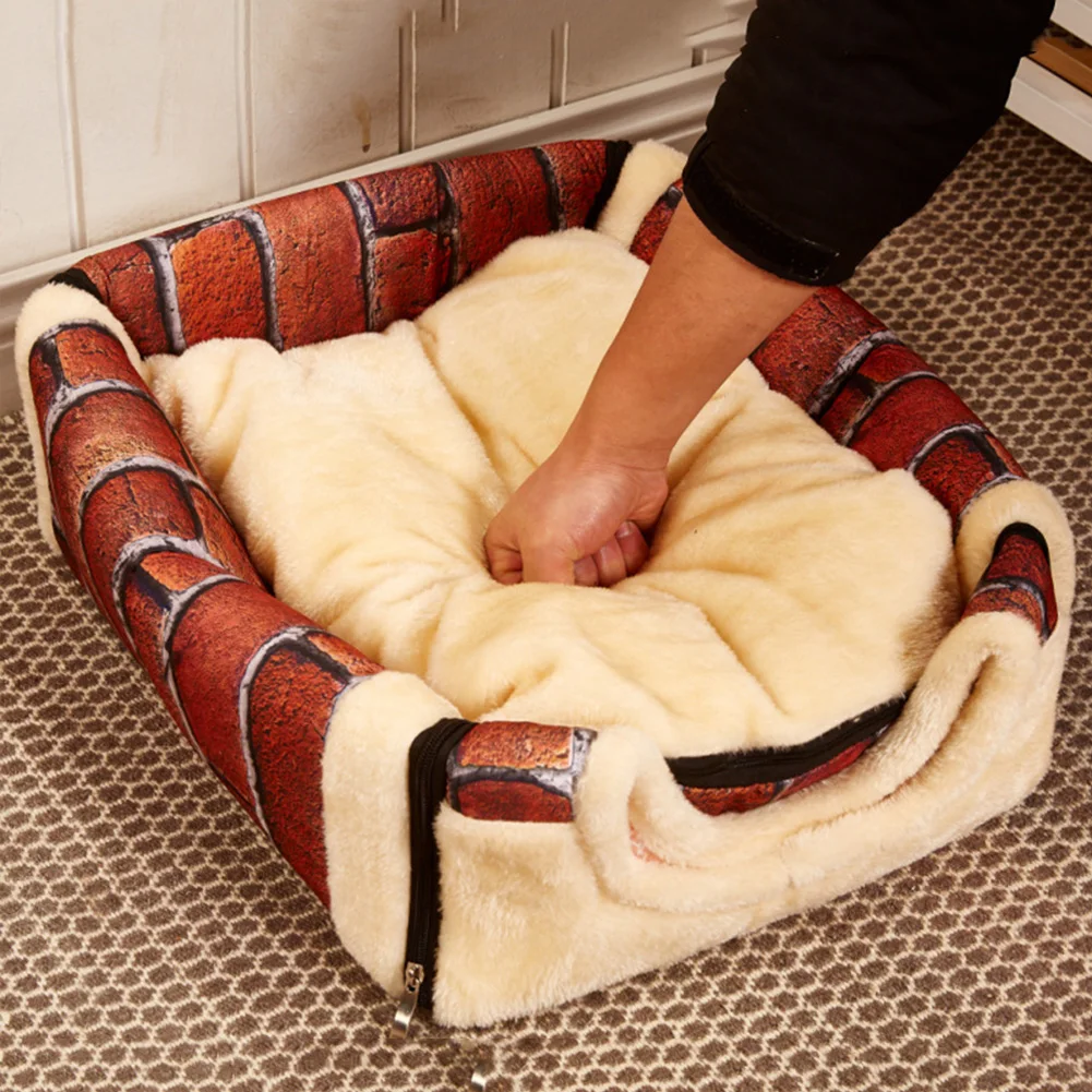Pet Dog Cat Kitten Cave Crate Keep Warm Winter Bed House Sleeping Bed Folding Pet Dog Cat Kitten Cave Crate Keep Warm Winter Bed House Sleeping Bed Folding