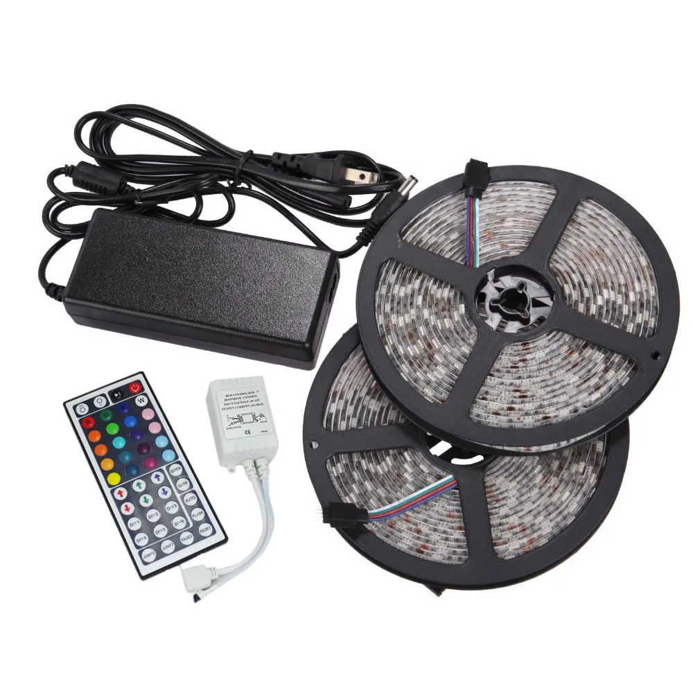 Us 135 0 10m Rgb Led Light Strip Kit Waterproof 5050 Flexible Lamp 44 Key Remote Infrared 6a Adapter In Strips From Us 135 0 10m Rgb Led Light Strip Kit Waterproof 5050 Flexible Lamp 44 Key Remote Infrared 6a Adapter In Strips From
