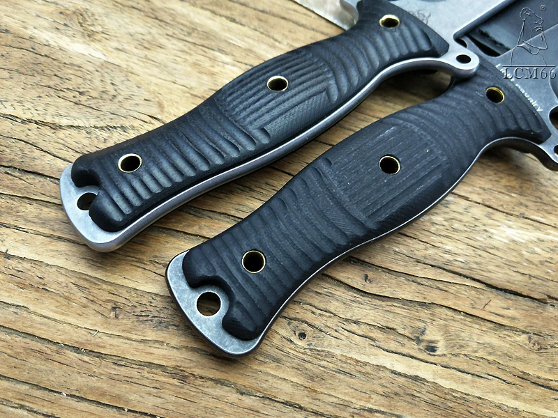 LCM66 hunting knife Tactical Small Fixed Knives,D2 steel G10 handle Survival Knife,Camping Portable Outdoor straight knife tool