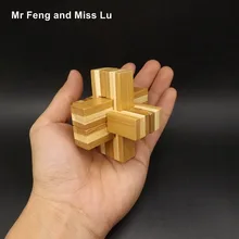 6pillar Дизайн IQ Логические Конг Мин замок 3D головоломки бамбука игры