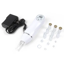 Алмазный 17 питьевой микродермабразия алмазный пилинг устройство удаления черных точек кожуры Алмазная дермабразия массаж лица