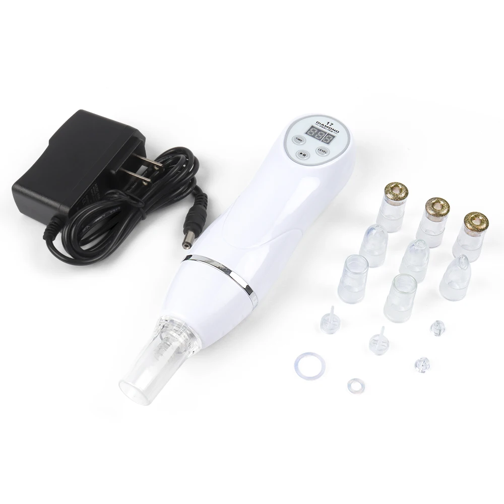 

6 Tips Facial Care Beauty Device Skin Diamond Dermabrasion Removal Scar Acne Pore Peeling Machine Care Massage Microdermabrasion