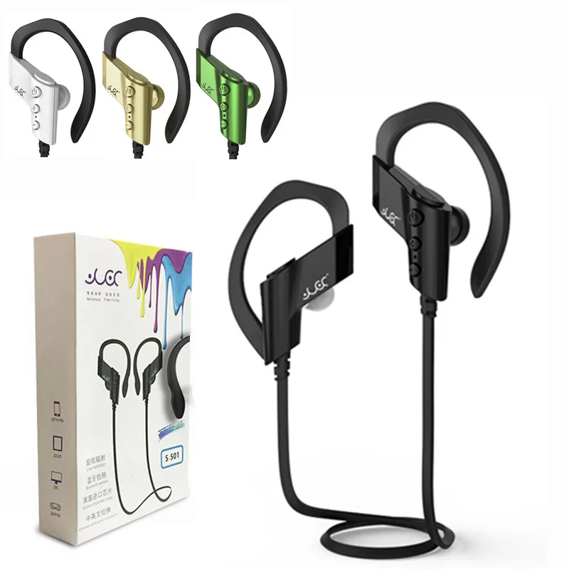 

high quality S-501 bluetooth headset wireless earphone headphone bluetooth sport running stereo earbuds with microphone auricula