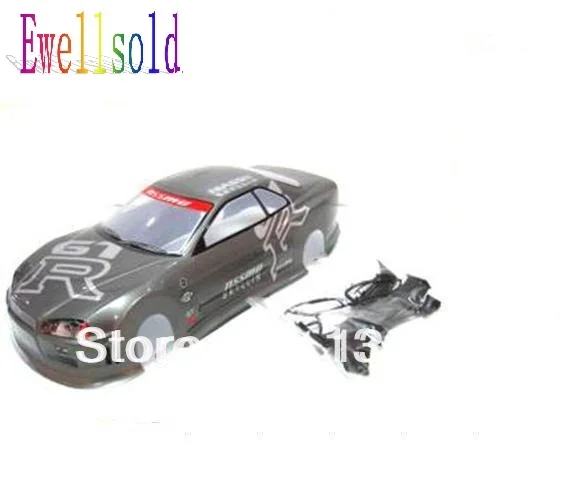 

Автомобили с дистанционным управлением 1/10, Корпус кузова из ПВХ/заднее крыло/спойлер/светодиодные фонари/Аксессуары для гоночных дрифтовых автомобилей на радиоуправлении 1/10