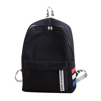 

Unisex Canvas Bag backpack women men Student School Shoulder Backpack super quality Handle Bags high quality sac a dos femme