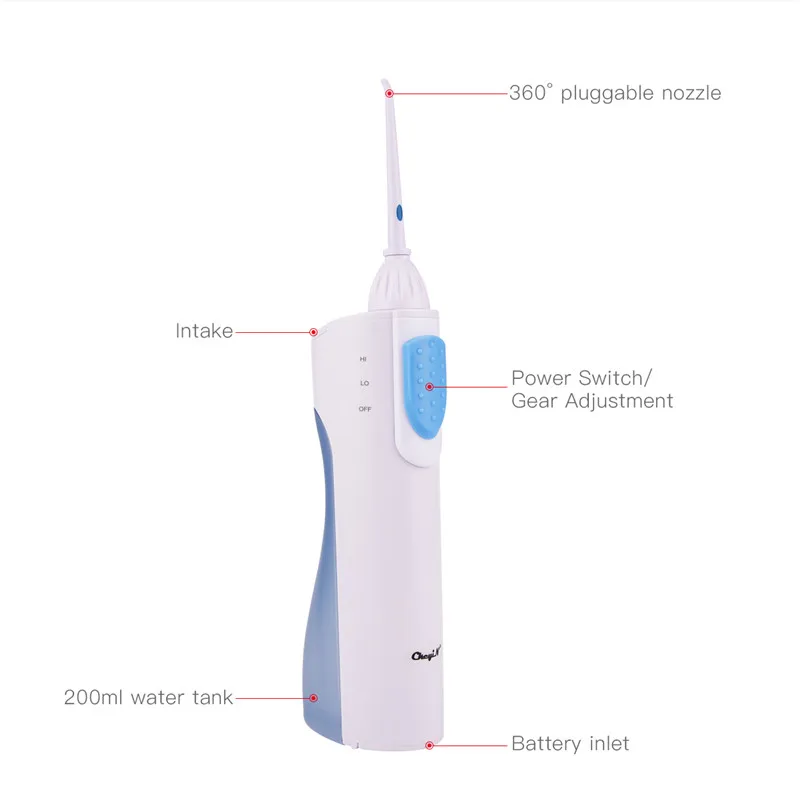 200 ML Беспроводная Вода Flosser Электрический ирригатор полости рта Профессиональные воды Стоматологический Ирригатор набор флоссов для зубов Отбеливание 2 Jet головок 31