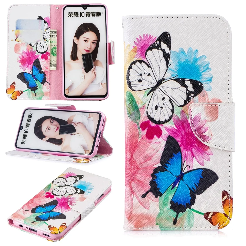 Флип чехол для fundas Huawei P Smart 2019 Honor 10 Lite Mate 20 Nova 2i 3i Y5 Y6 Y7 Y9 2018 Etui Fundas|Чехлы-портмоне| |