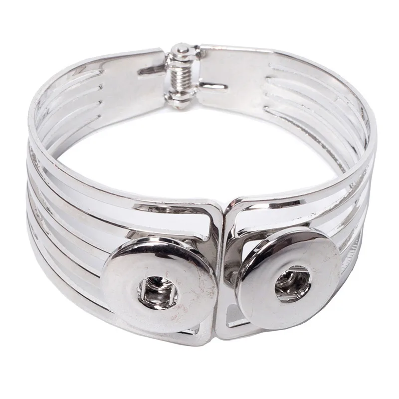 

High quality bracelet en cuir snaps bracelets pour snap button fit 18-20mm Interchangeable ginger snaps bracelet bangels