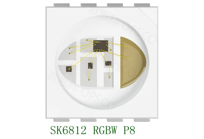 SK6812 5050 3535 4020 SMD RGB RGBW RGBWW 3000K 6500K WWA светодиодный чип индивидуально Адресуемая IC