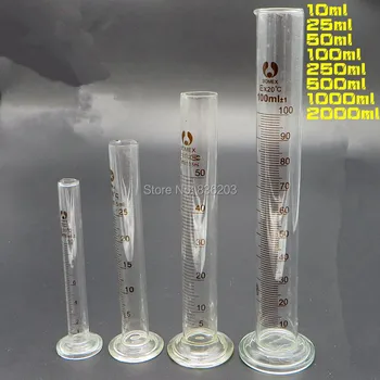 

chemistry laboratory science Lab Bunsen 100ml Profession Graduated Glass Measuring Cylinder Chemistry Lab Spout Measure