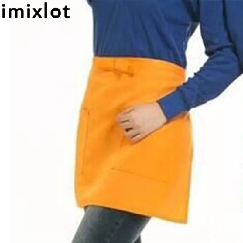 Imixlot Fashion Universal Kitchen Cotton Apron Half Waist