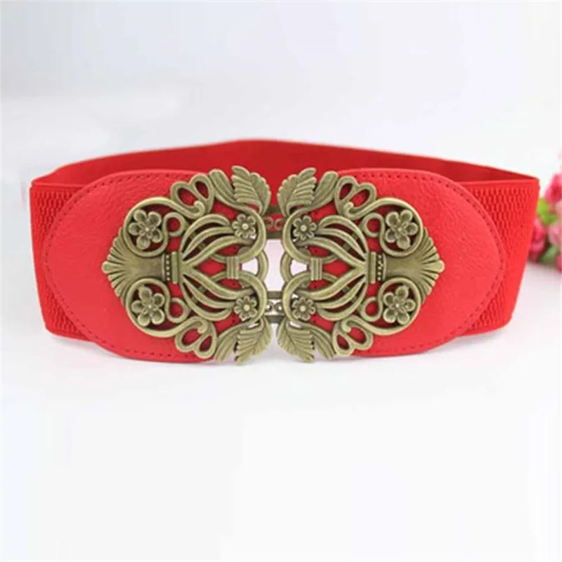 Female Brief Wide Belt Decoration Elastic Cummerbund Strap Dress Accessories Waistband for women Fashion Accessory 40FE0611