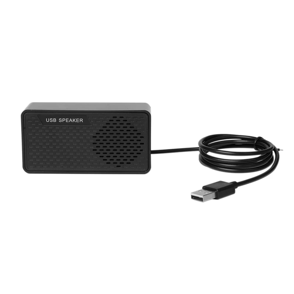 Портативная колонка с usb-питанием, компьютерная колонка с двойным Рогом, 3 Вт, выход с 1,2 метровым кабелем, динамик для ПК, ноутбуков