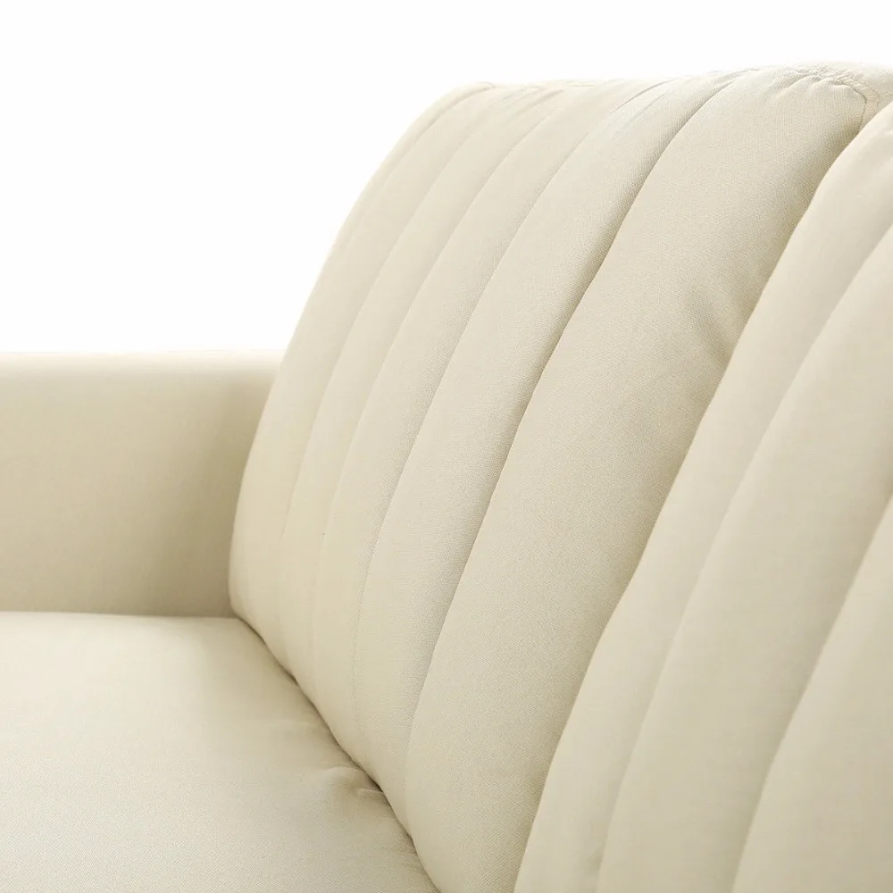 Giantex Sofa Futon Bed Sleeper Couch Convertible Mattress Premium Linen Upholstery Sofa Bed Modern Living Room Furniture HW57253