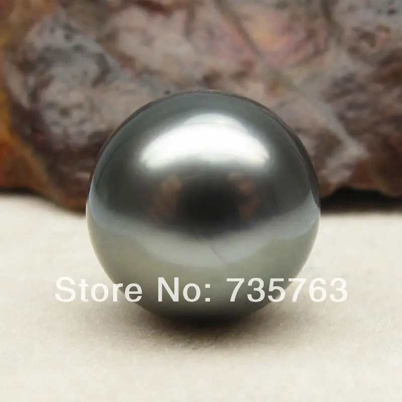 

xiuli 00045 SILVER-GRAY!ROUND!10.90MM LOOSE TAHITIAN PEARL