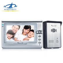[Поставщик безопасности Huifan] видеодомофон 7 дюймов экран ночного видения видеодомофон HD проводной домофон для личного дома