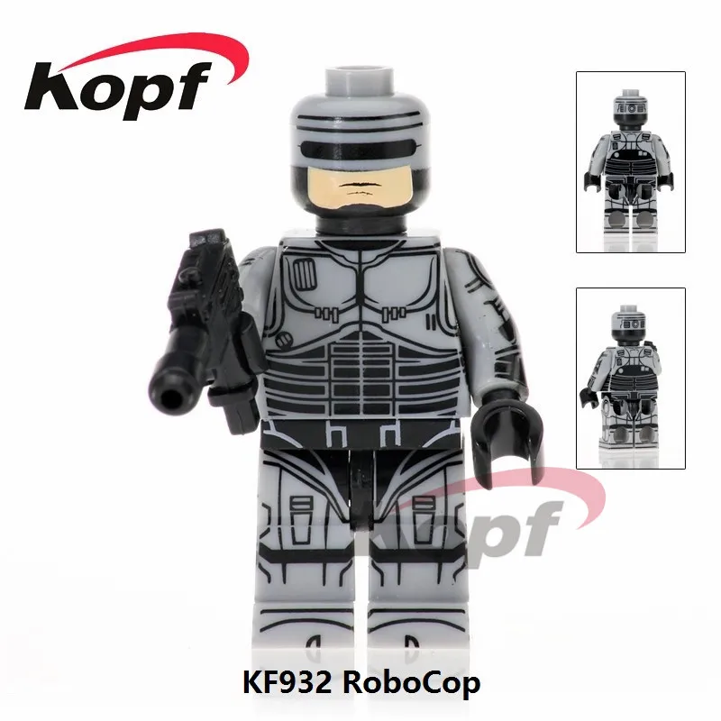 20Pcs KF932 Robocop Movie Alex J. Murphy Wars Voltron Team Godmars Building Blocks Gift Toys for children Super Heroes KOPF
