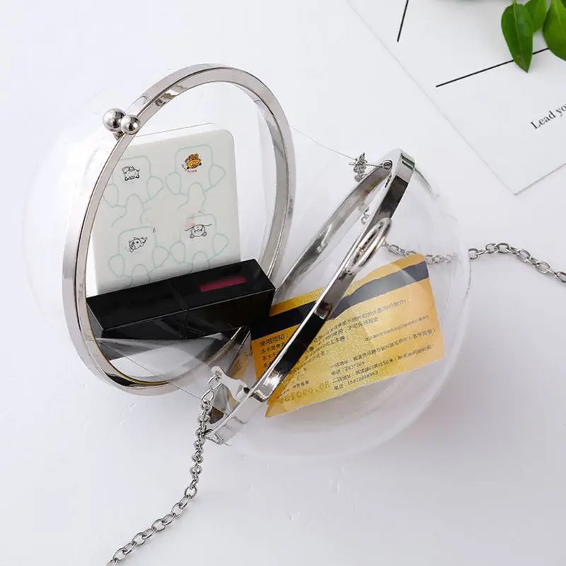 

THINKTHENDO Women's Clear Clutch Evening Handbag Purse Transparent Acrylic Crossbody Bag