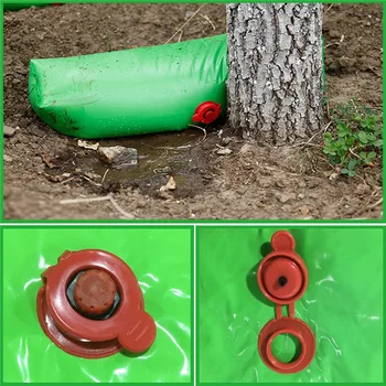 

Water-Saving PVC Durable Original Slow-Release Tree Drip Watering Bag for Trees and Shrubs 2.6 Gallon (10 liters)