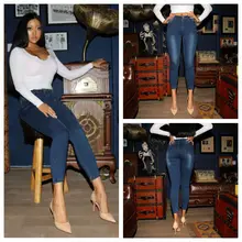 Рваные джинсы для женщин обтягивающие джинсовые укороченные джинсы Femme стрейчевое большого размера женские джинсы vaqueeros Mujer тонкие узкие брюки для женщин