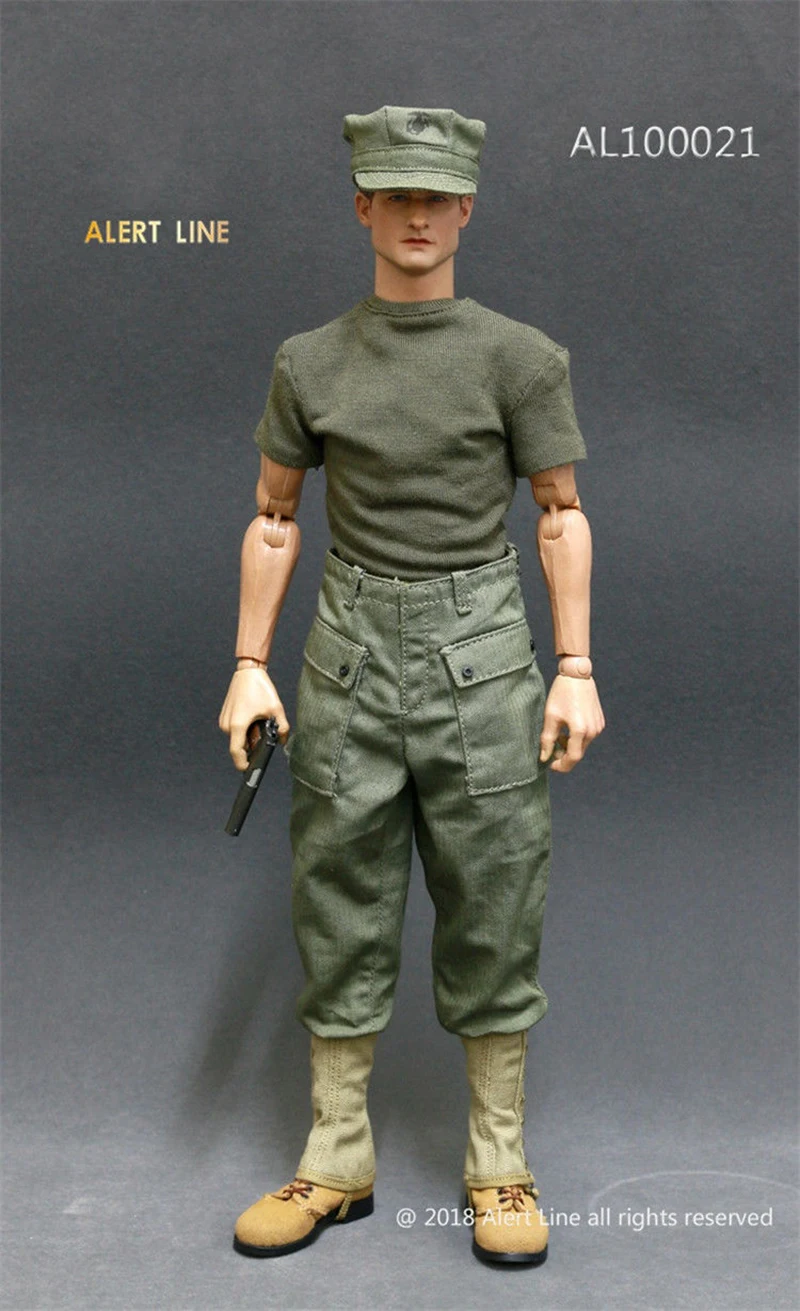 1:6 Военные солдаты 1/6 масштаб WWII США морской корпус Браунинг АВТОМАТИЧЕСКАЯ ВИНТОВКА(бар) пулемет набор подходит 1" Кукла солдат фигурка