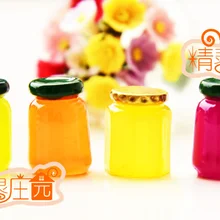 Мини кукольный домик 4 бутылки меда, варить милые аксессуары для мини-мебели Siwan