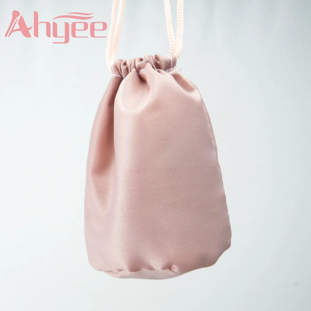 

Newly Pink Dacron Drawstring Bag for Ladies Home Travel Storage Use Polyester Beauty Pocket Simple Jewelry Buggy bag