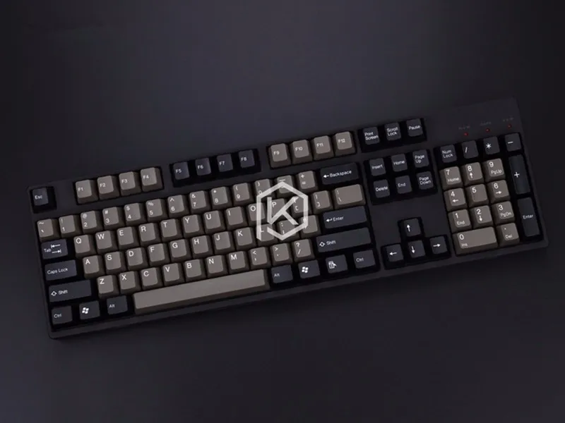 Белая клавиатура cherry mx switch 104 keycaps Taihao double shot гранит Dolch keycap OEM Многоцветный Olivette