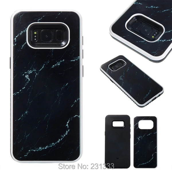 Marble Rock Armor Hybrid TPU PC Hard Case For Samsung Galaxy S8 S6 S7 EDGE J5 A3 A5 J7 2017 J3 Prime Shockproof Bag Cover 100pcs | Мобильные