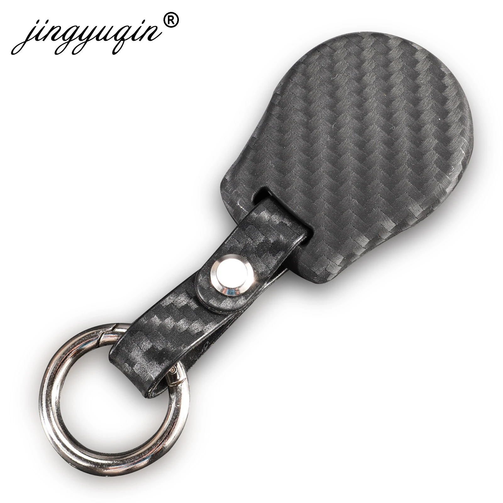 Jingyuqin-copertura-della-cassa-del-portachiavi-dell-automobile-della-gomma-di-Silicone-del-carbonio-per-Nissan.jpg Keyforkess copertura della cassa del portachiavi dell'automobile della gomma di Silicone del carbonio per Nissan Juke Micra Qashqai Sunny Altima Cube March Tiida 2/3/4 Button - Jingyuqin copertura della cassa del portachiavi dell automobile della gomma di Silicone del carbonio per Nissan