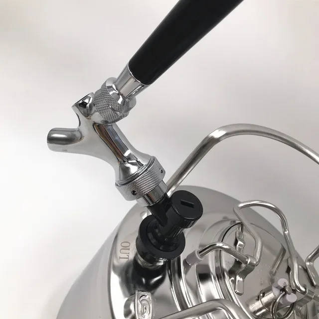 6L Rozsdamentes Acél 304 Sör Hordó És Abeer Csap Csaptelep Co2 Töltőkészlet Otthoni Sörfőző Bárhoz - Image 3