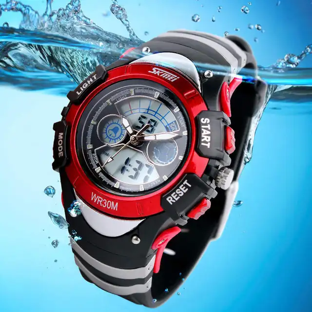 Swim Children's Watch Multifunction Child Alarm Clock LED Electronic Digital Stu Swim Children's Watch Multifunction Child Alarm Clock LED Electronic Digital Stu