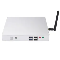 Новый красивый вид BayTrail-D I5 Mini Pc 8 USB Порты и разъёмы Intel 1000 м Lan быстрое Мини ПК Windows 10 небольшой настольный компьютер