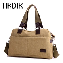 Мужской холщовый портфель, сумка через плечо, военные сумки на плечо, винтажная сумка-мессенджер, модная сумка Scholl, дорожная Коричневая Кожаная Сумка-тоут